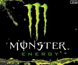 yapboz Monster Energy logosu